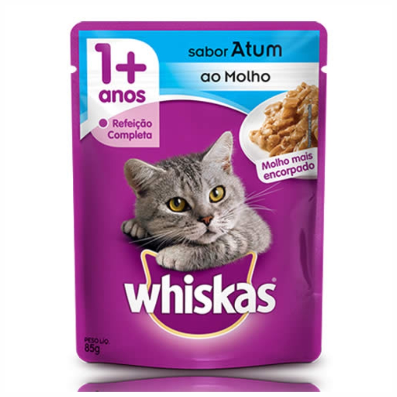 Whiskas Sachê Adulto Sabor Atum ao Molho